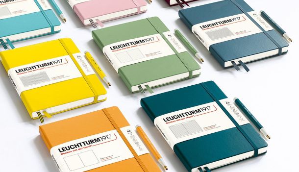 Lechtturm 1917 notitieboeken in verschillende kleuren
